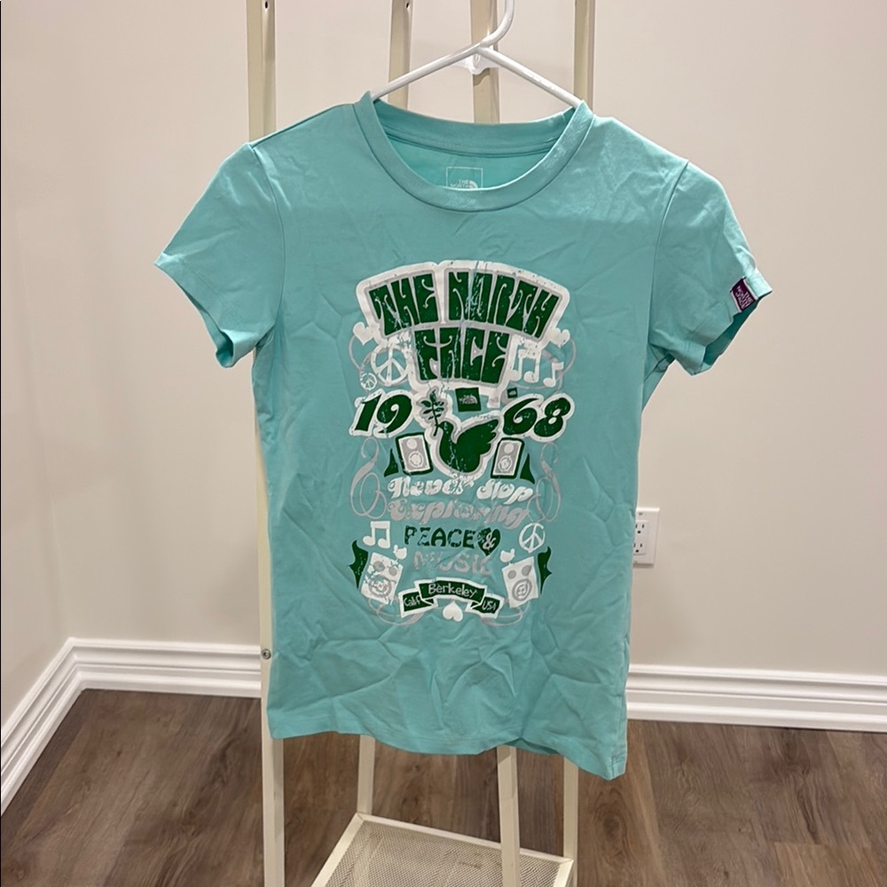 The North Face Graphic Tee in Teal